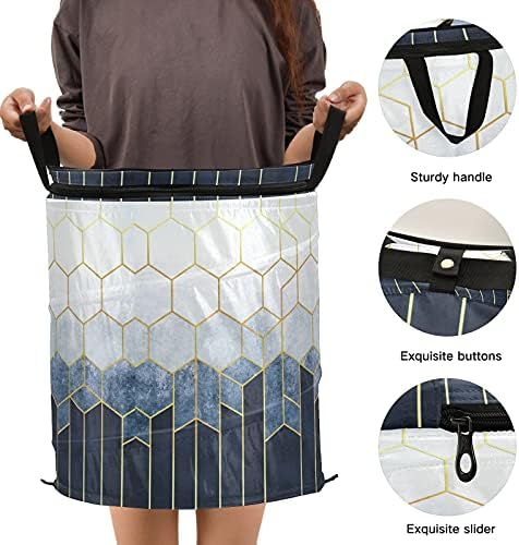 Геометриски хексагони се појавуваат со алишта за алишта со капакот за складирање на капакот за склопување на алиштата