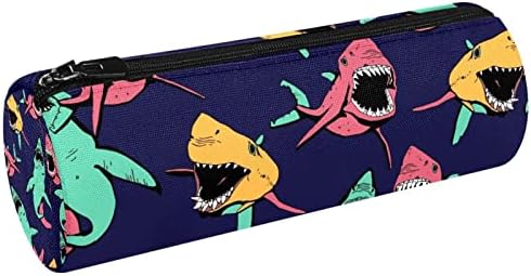 Лута ајкула море животна шема молив случај студентска канцелариска торбичка торбичка патент пенкало торба козметика торба за ученици од училиштата жени тинејџер?