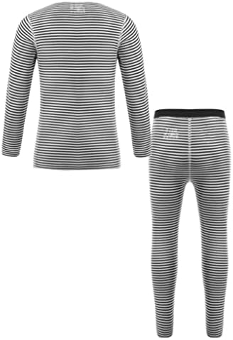 Термички долна облека за момчиња Хансбер, поставени деца долги nsонс лента за компресија основен слој врвови со дното