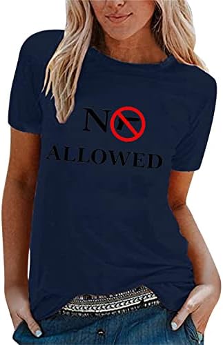 Миашуи трчаат кошули со маички жени унисекс случајна забранета кошула за печатење лабава лабава кратка ракава женска долга ракав