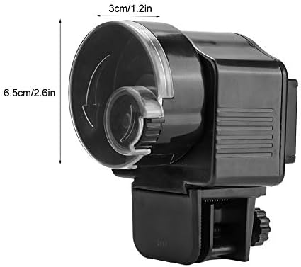 Домашна аквариум риба, резервоарот автоматски тајмер за фидер за храна црно