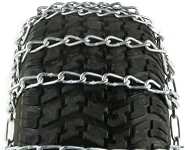 Продавницата РОП | Пар од 2 ланци на гуми со затегнувачи за Deон Деер одговара 23x10.5x12 гуми