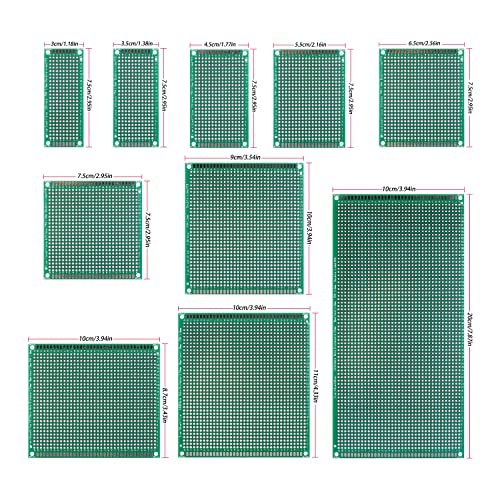 RedStarshines Doubley Endider PCB табла за прототип за табла за DIY лемење компатибилен со комплетот Arduino. , Double01-A