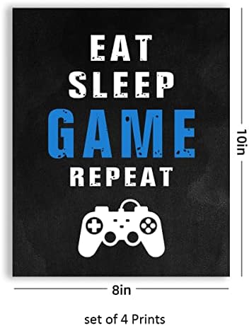 Дофала Смешна видео игра со тематски водоотпорни постери за печатење во wallидови, за игра за игра за игри со тинејџерски момчиња, непушан