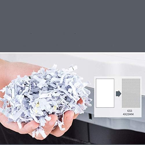 Shredder ylhxypp со тркала-10-лист вкрстена хартија, ЦД и кредитна картичка за домашна канцеларија со корпа за влечење со корпа за влечење