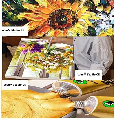 Wunm Studio CE Monet Water Lilies Познати слики Репродукции- Современо рачно насликано масло за сликање гости ресторан виси слики коридор