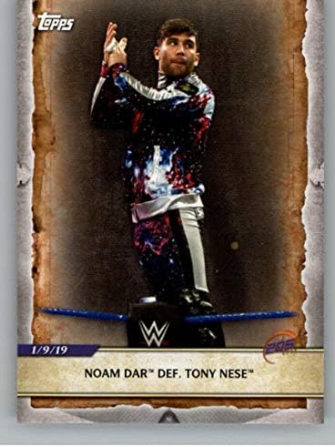 2020 година Топс WWE Road To WrestleMania 6 Noam Dar Wrestling Trading Card