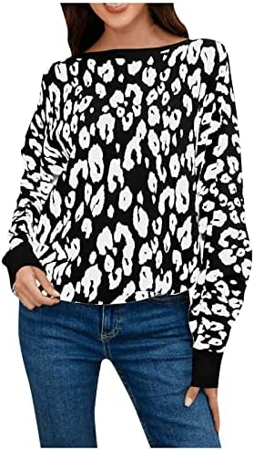 Женски џемпер со ленти цврста боја лабава еден врат со долг ракав лилјак плетење џемпер врвни слатки џемпери