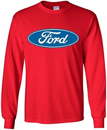 Лиценцирано лого на Форд лого со долги ракави новини маица Fomoco Truck Mustang Performance