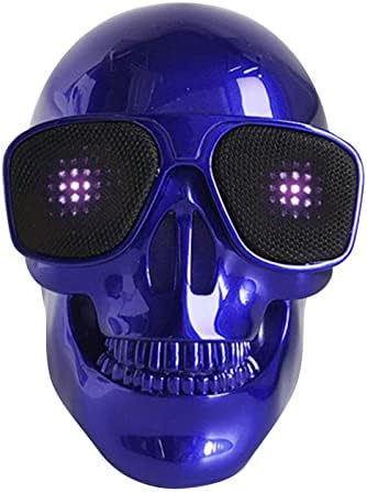 Delarsy Portable Skelet Skull Bluetooth безжичен звучник за Ноќта на вештерките на Ноќта на вештерките Подарок IV9
