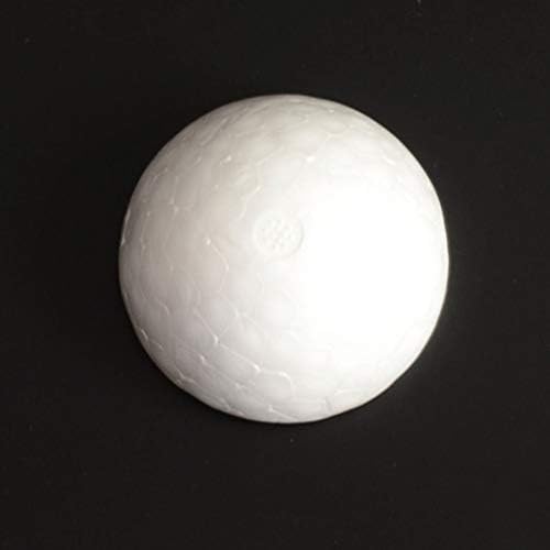 Занаети од Амосфун 10 парчиња занаетчиски топки од пена бели мазни полистирен топки за DIY уметности и занаети Божиќни материјали домашни