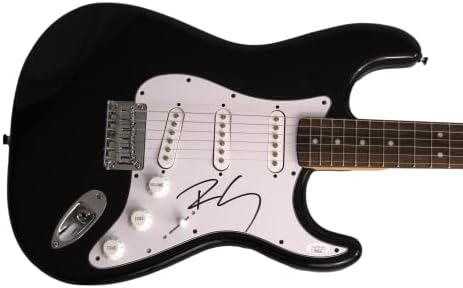 Роберт Креј потпиша автограм со целосна големина Црна Фендер Стратокастер Електрична гитара w/ Jamesејмс Спенс ЈСА автентикација - Кој се зборуваше,