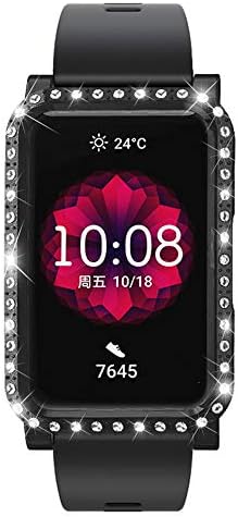Случајна кутија SjiangQiao Bling Compational за Huawei Honor Watch ES, тврд заштитен заштитен екран за заштита на екранот Сјаен