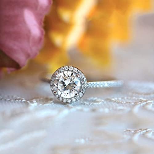2023 година Нови жени накит Елегантен скапоцен камен Loveубовен прстен за украси украси Орнаменти Симпатична анксиозна прстен)