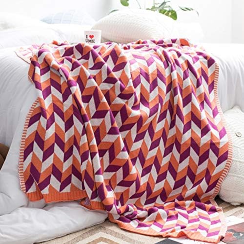 Лиудинг на нордиско памучно плетење ќебе за зимско памучно крпа за памук, ватенка, ќебе со сингл софа