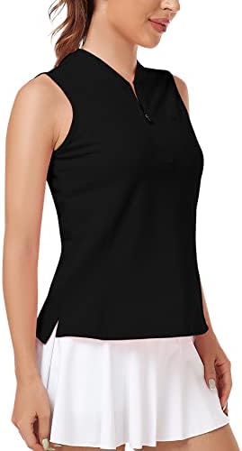 Mofizенски женски тениски кошула без ракави голф Поло кошула спортска активна маица атлетска мета
