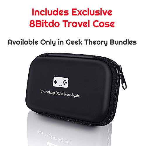 Geek Theory 8bitdo N30 Pro 2 Контролер Пакет - Вклучува кутија за носење бонус - Ажурирана верзија за 2019 година - Android/Mac/PC/Switch/NES