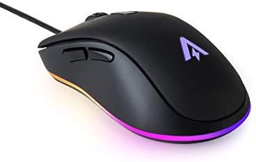 Глувче за игри Анкер со нивоа 6DPI, 1000 Hz стапка на гласање, копчиња за програмабилно, ергономски USB компјутерски глушец, RGB Gamer Desktop Laptop PC Gaming Mouse