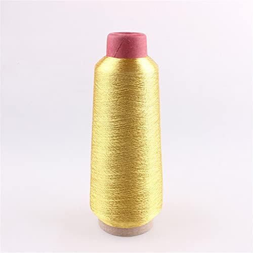 UXZDX CUJUX 3500M/ROLL FLOSS METALLIC DIY додатоци за ткаенини за шиење за облека за облека за везење златни навои за шиење занаетчиска машина