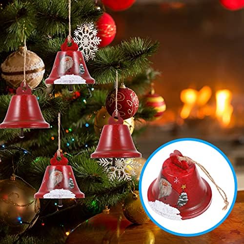 Прекацом Божиќни bellвонарници украси Метални џингл sвона занаетчиски украси за bellвонче за украсување на елка