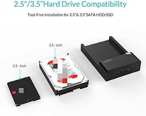 ZSEDP 2.5 3.5 инчен HDD CADD SATA НА USB Тип Б ESATA Надворешен SSD Комплет До 16tb HDD Докинг Станица ЗА Лаптоп