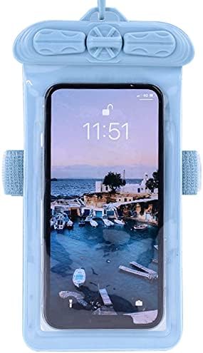 Ваксон Телефон Случај, Компатибилен Со Huawei Honor X40 GT Водоотпорна Торбичка Сува Торба [Не Заштитник На Екранот Филм ] Сина