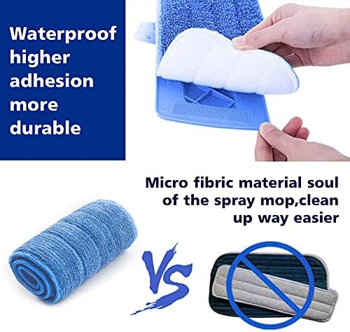 Замена на микрофибер за печење, апсорбирајќи ја главата на МОП-Компатибилен со е-облеката длабока чиста четка глава, влажни и суво чистење