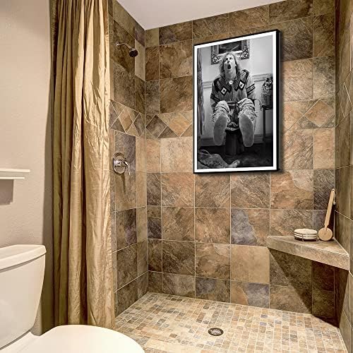 Глупав и Дамбер бања уметност смешни филмски постери црно -бело плакато платно wallидна уметност Хари на тоалетен хумор слика