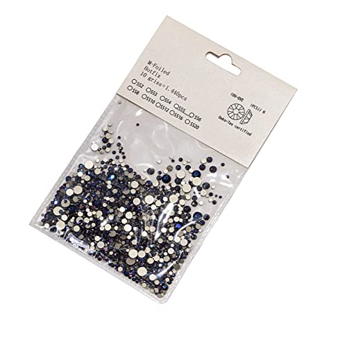 Vefsu НОВО стакло за нокти DIY додатоци за накит за накит за хартија за хартија за хартија Аб дијамантски накит рамен дно дијамант 2мм