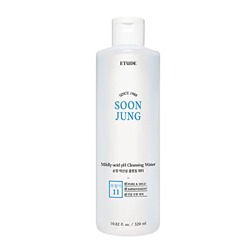 ЕТУД Сунјунг 5.5 Вода за Чистење 320мл | Средство За Чистење Лице Со Ниска рн | корејска Хипоалергична Нега На Кожата | Ја Отстранува Шминката
