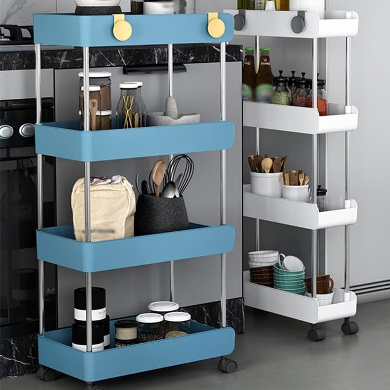 Феер мултифункционално складирање на решетката количка кујна кујна бања за складирање на домаќинства