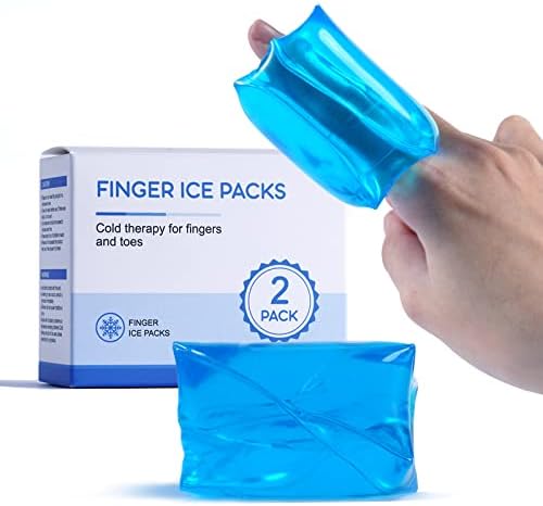 Пакувања со мраз со ладен гел за повреди, артритис, тендинитис, гихт или спринци, мраз пакувања за прсти, палци и прсти - брзо