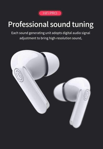 Вистински безжични уши - Слушалки за уво Bluetooth со микрофон - водоотпорни слушалки за слушалки со микрофон за вежбање со спорт
