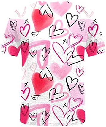 Денот на вљубените Дуксери За Жени Графички Пуловери Љубов Срце Писмо Печатење Дуксер Обичните Врвови Пуловер
