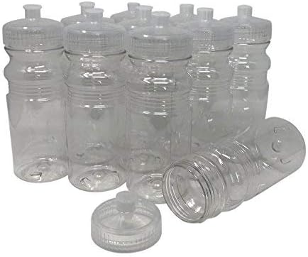 CSBD 20 мл шишиња со вода за вода, 10 пакувања, празно за прилагодено брендирање, без пластика за храна за храна БПА за фитнес,
