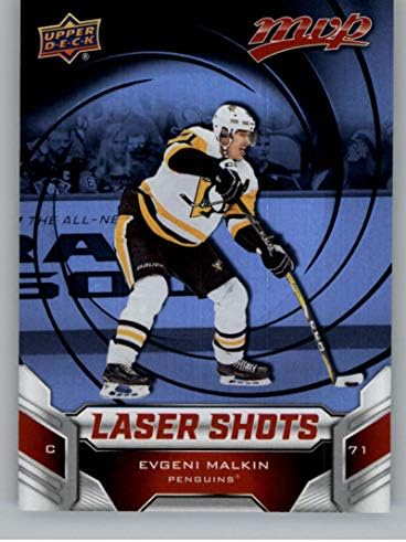 2019-20 Горна палуба MVP ласерски снимки црвена S-3 Evgeni Malkin Pittsburgh Penguins NHL Hockey Trading Card