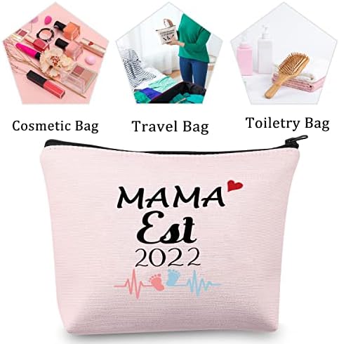 Мбмсо Мама E 2022 Шминка Торба мама Да Биде Подароци Мама Козметичка Торба Мама Подароци За Нова Мајка Идна Мајка Подароци