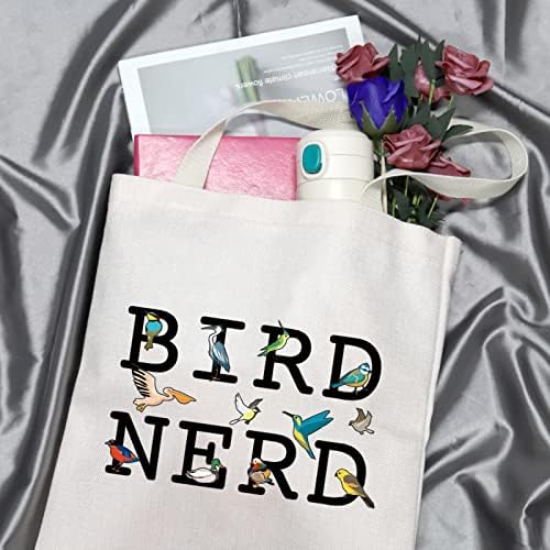 GJTIM Орнитолог Подарок Птица Нерд Птица Гледање Патент Шминка Торба За Љубителите На Птици