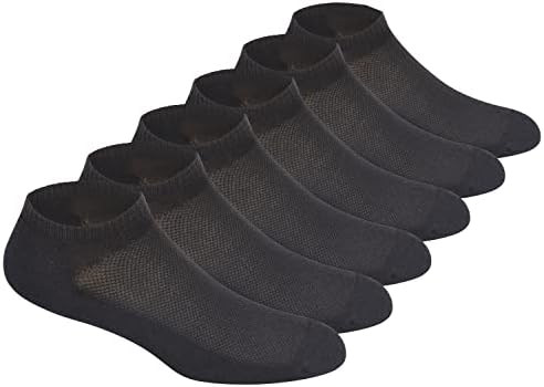 Атлемо Атлетик Глуждот Бамбус Чорапи За Мажи 6 Пакет Со Амортизирани Единствена Влага Фитил Решетката Вентилација