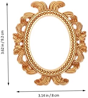 Запостави 12 парчиња гроздобер украси за позиционирање рамка за мали фото рамка обетки Викторија смола овална
