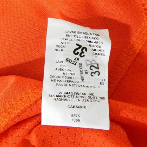 Мајами Марлинс Рајли Еглф 69 Игра издадена портокалова дрес DP13673 - Игра користена МЛБ дресови