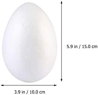 Wiamee Foam Eggs Styropoam Rounds Eggs Styropoam топки полистирен моделирање форми форми пена Велигденски јајце украси Велигден занаетчиски