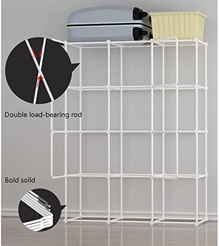Томјеус пластична гардероба плакарот преносен гардероба коцка Организација за складирање на систем за складирање на кабинет со врата