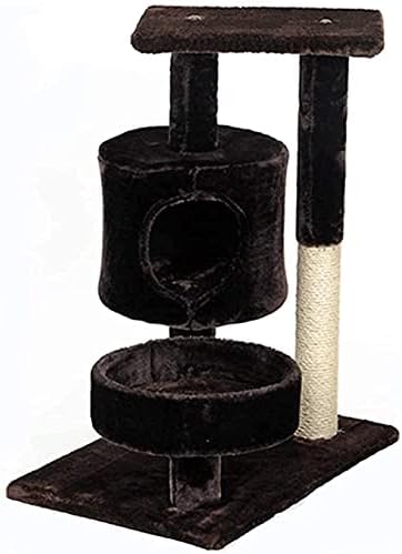 Хаиехоп мачко дрво Кондо гребење по мачка кула мултифункционална рамка за искачување на мачки, платформа за скокање на колони, дрвени