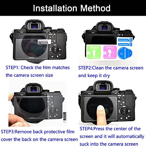 FANZR D90 D7000 Заштитник на екранот компатибилен за Nikon D90 D7000 D700 D300S камера, 0,3мм 9H тврдост анти-гребење калено стакло