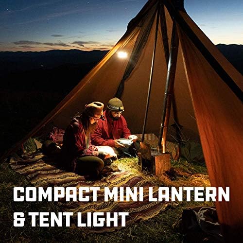 UCO Sprout 100 Lumen Hang-Out-LED LED камп за кампување, пакет со батерии Li-Ion