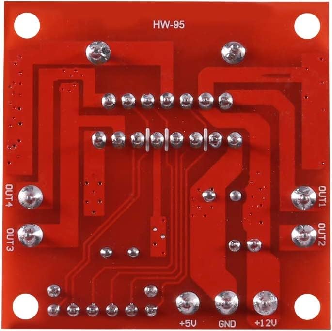 BAEASU 4-PACK L298N Motor Driver, Controller Board Module Stepper Motor DC Dual H-Bridge за Arduino Smart Car Power Uno Mega R3 Mega2560