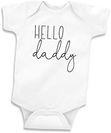 Bump и Beyond Designs Hello Daddy Изненадете ја најавата за бременост на нов тато