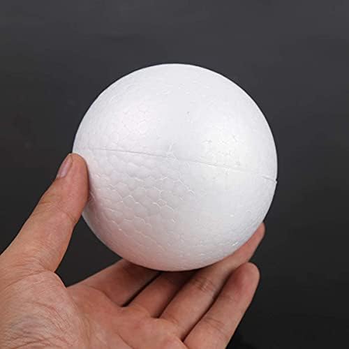 Ломимос 15 парчиња топки од пена од 3 инчи, бели занаетчиски топки за уметност и занаети DIY занаети што прават украси за украси Училишни проекти