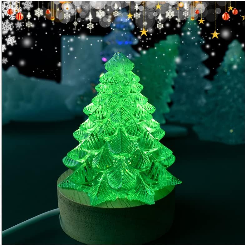 Силиконски калапи за новогодишна елка за DIY рачно изработени аромати гипс епоксидна смола, миризлива миризлива свеќа мувла дома
